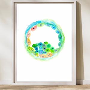 Embryo Day 5 - Blastocyst - OBGYN Art - IVF Art - Fertility Gift - Fertility Doctor Gift - Embryology Art - New Baby Gift - Obgyn Gift