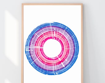 Lámina artística del genoma de Staphylococcus aureus, decoración microbiológica, regalo para microbiólogos y médicos de enfermedades infecciosas.