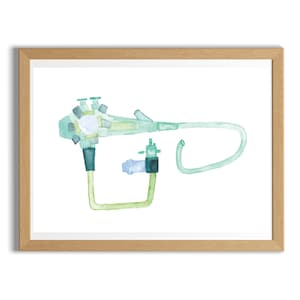 Gastroscopio, Endoscopio, Impresión artística de gastrología, Regalo de gastroenterólogo, Gastroenterología, Arte gastrointestinal, Endoscopia, Colonoscopia, Tecnología de endoscopia