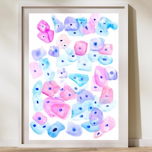 Pap Smear, OBGYN Art, Gynecology Art, Pathology Art, Gynecologist Gift, Cervical Cancer Awareness, Cytology Art, Gynecology Office Artwork