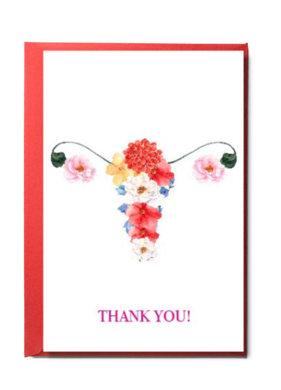 OBGYN Gift - Thank You Card - Midwife Gift - Doula Gift - OBGYN Art ...