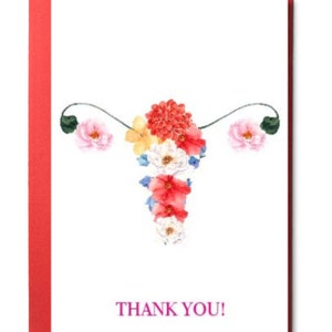 Regalo OBGYN - Tarjeta de agradecimiento - Regalo de partera - Regalo Doula - Arte OBGYN - Ecografista OBGYN - Regalo de ginecología - Ginecólogo - Enfermera de obstetricia