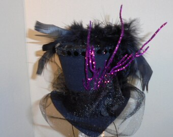 Mini Top Hat, Burlesque, Party, victorian, Halloween