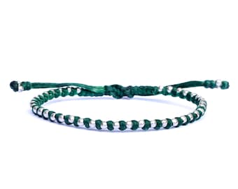 Women Rope and Silver Friendship Bracelet. Spitafields