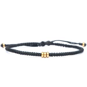 Special tin anniversary gift / Energy protection bracelet / Rope bracelet for men and women