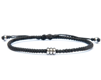 Iron Anniversary gift / Waterproof Adjustable & Eco friendly friendship bracelet for Men Women