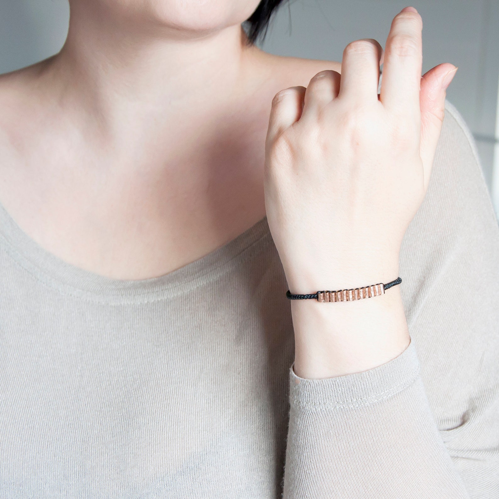 Rose Gold Women Bracelet / Silver and Gold Bracelet / Etsy UK