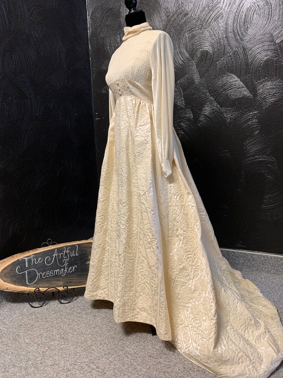 Smocked Velvet and Brocade