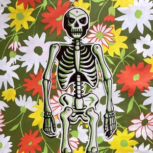 genuine Halloween skeleton glow in the dark decoration