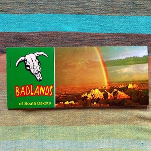 Álbum de cartões postais de lembrança de Badlands of South Dakota