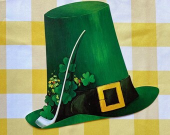 Hallmark St. Patrick's Day hat cutout 8"