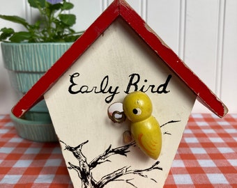 Early Bird decorative birdhouse
