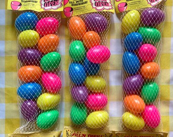 Fill 'N Thrill plastic Easter eggs NIP--priced per package