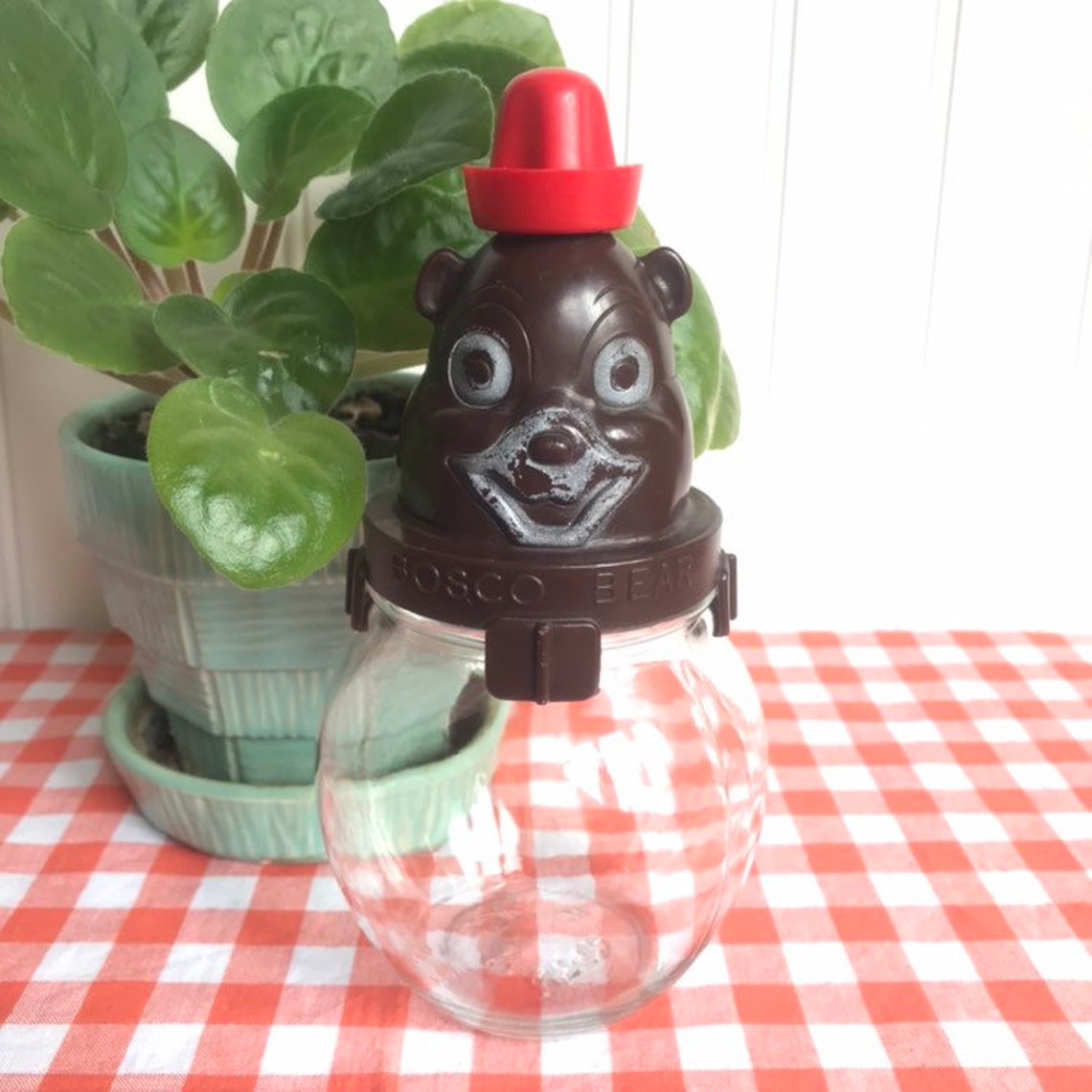 Bosco Bear coin bank Etsy