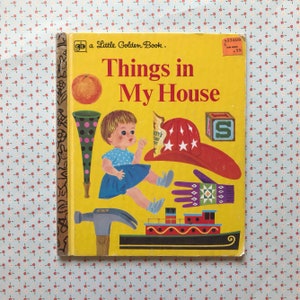 free domestic shipping--Things in My House a Little Golden Book 1979