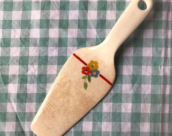 keramisk blommig tårt-/pajservering