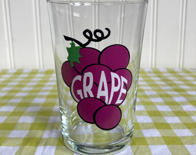 Luminarc Grape Juice Glass Etsy
