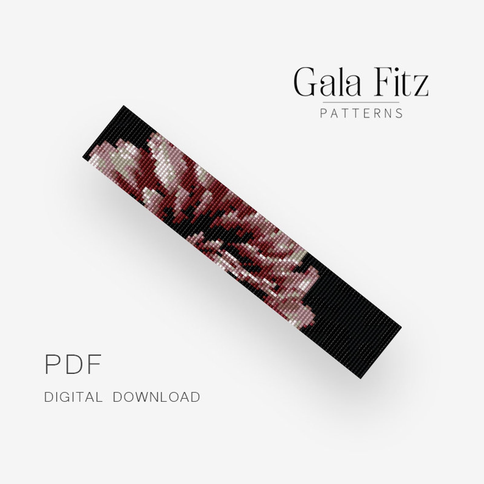 Bead Loom Pattern Dahlia Flower Pattern for Beaded Loom Etsy