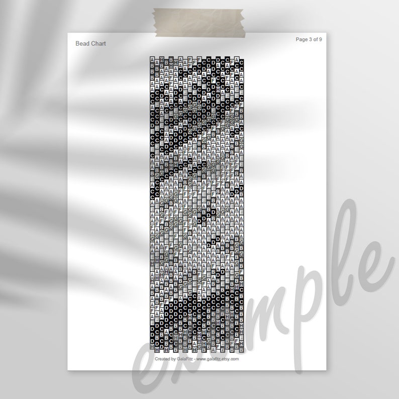 Instant download BL0110 Bead loom pattern Military bead loom bracelet making pattern