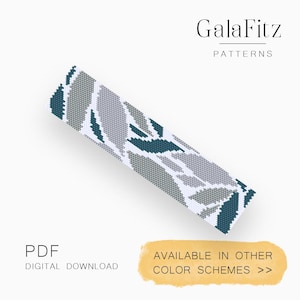 Könnte beinhalten: Ein digitales PDF-Muster von GalaFitz. Das Design zeigt eine rechteckige Form mit einem Mosaikmuster in den Farbtönen Türkis, Grau und Weiß. Der Text "PDF DIGITALER DOWNLOAD" ist sichtbar. Ein Banner lautet "VERFÜGBAR IN ANDEREN FARBSCHEMAS >>".