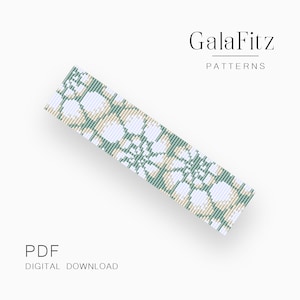 Seashells bead loom pattern, Abstract marina style bead loom bracelet making pattern, Instant download /BL0068/