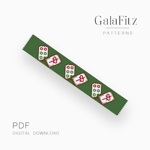 Peyote pattern, Mahjong tiles even and odd count peyote pattern for beaded bracelet making, Instant download /P0431/
