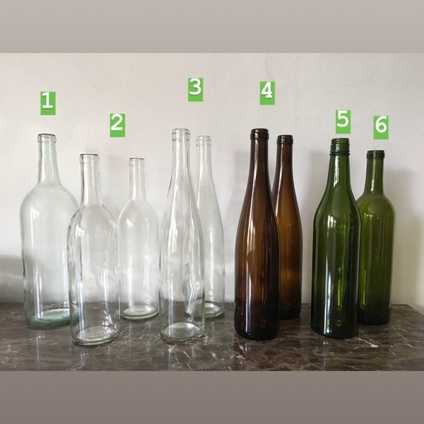 Empty Wine Bottles Etsy