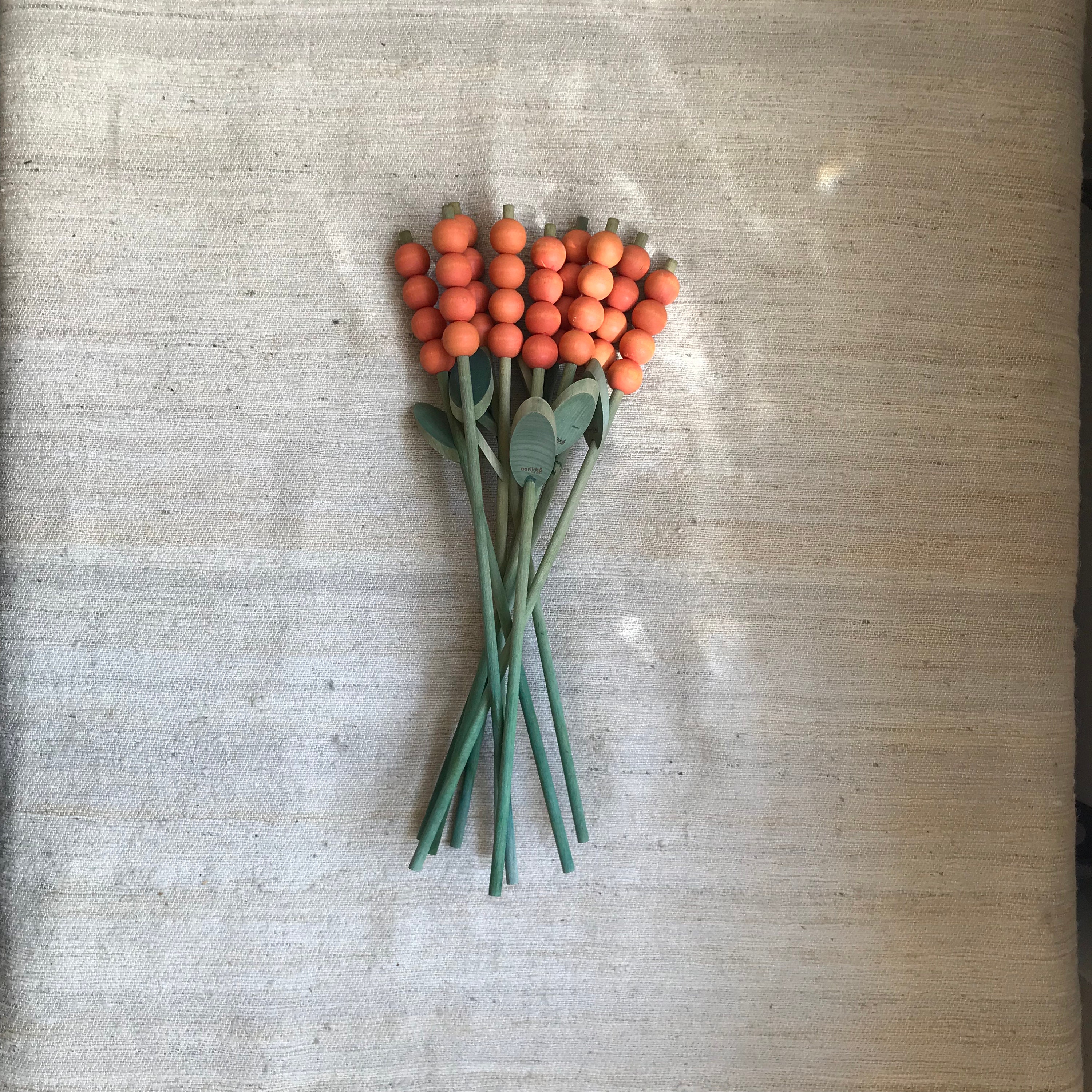 アーリッカ ウッドフラワー 9個セット Kaija Aarikka - Etsy 日本