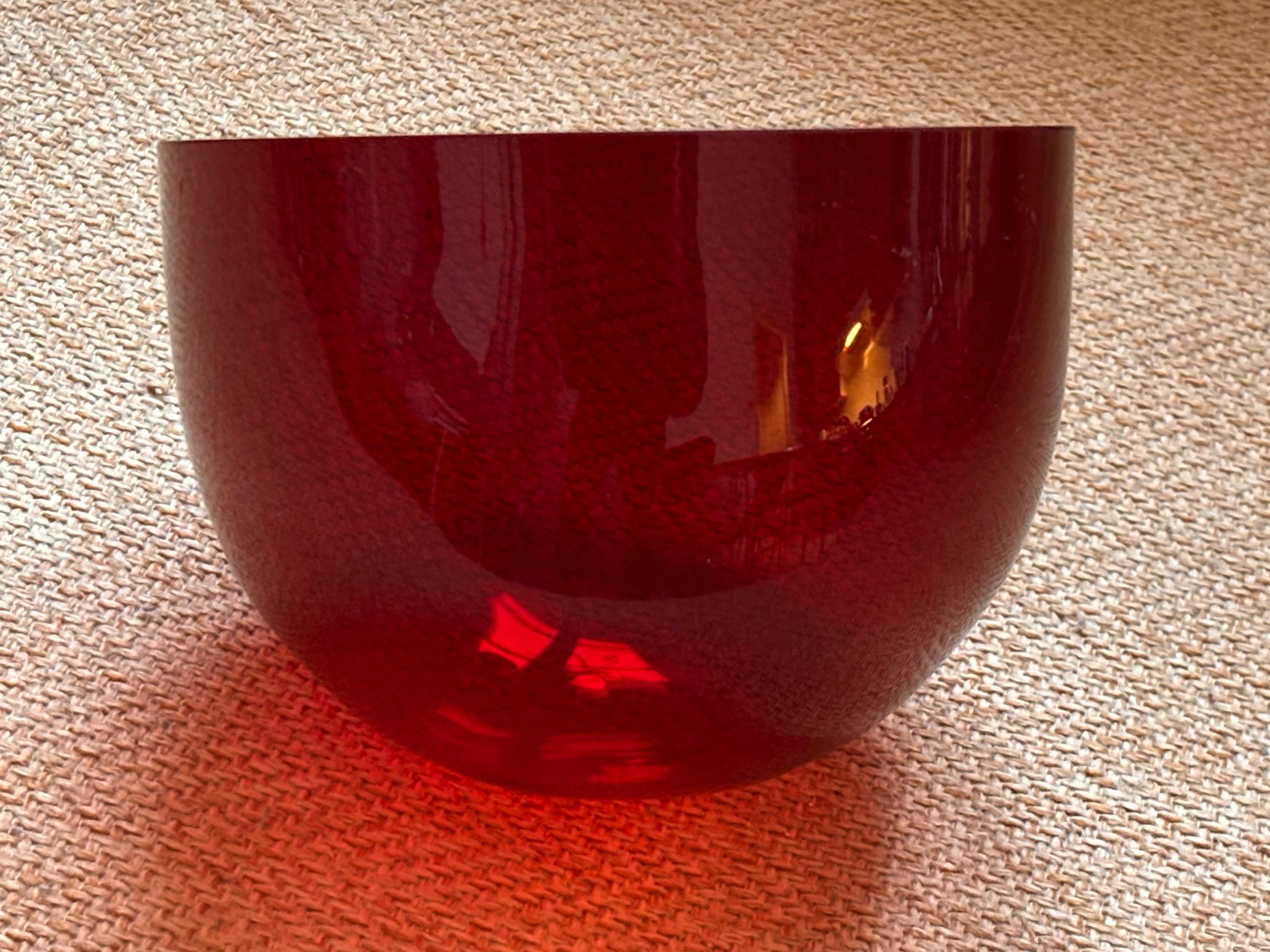 Kaj Franck Ruby Red Glass Bowl 1329 Nuutajärvi Finland - Etsy