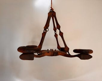 Lámpara de araña grande de pino de Finn-atelier