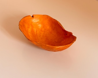 Finnish folk art burl bowl