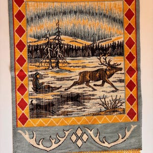 Lappländischer Gobelin Wandteppich