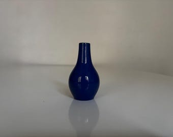 Nittsjö sweden blue ceramic art ceramic vase