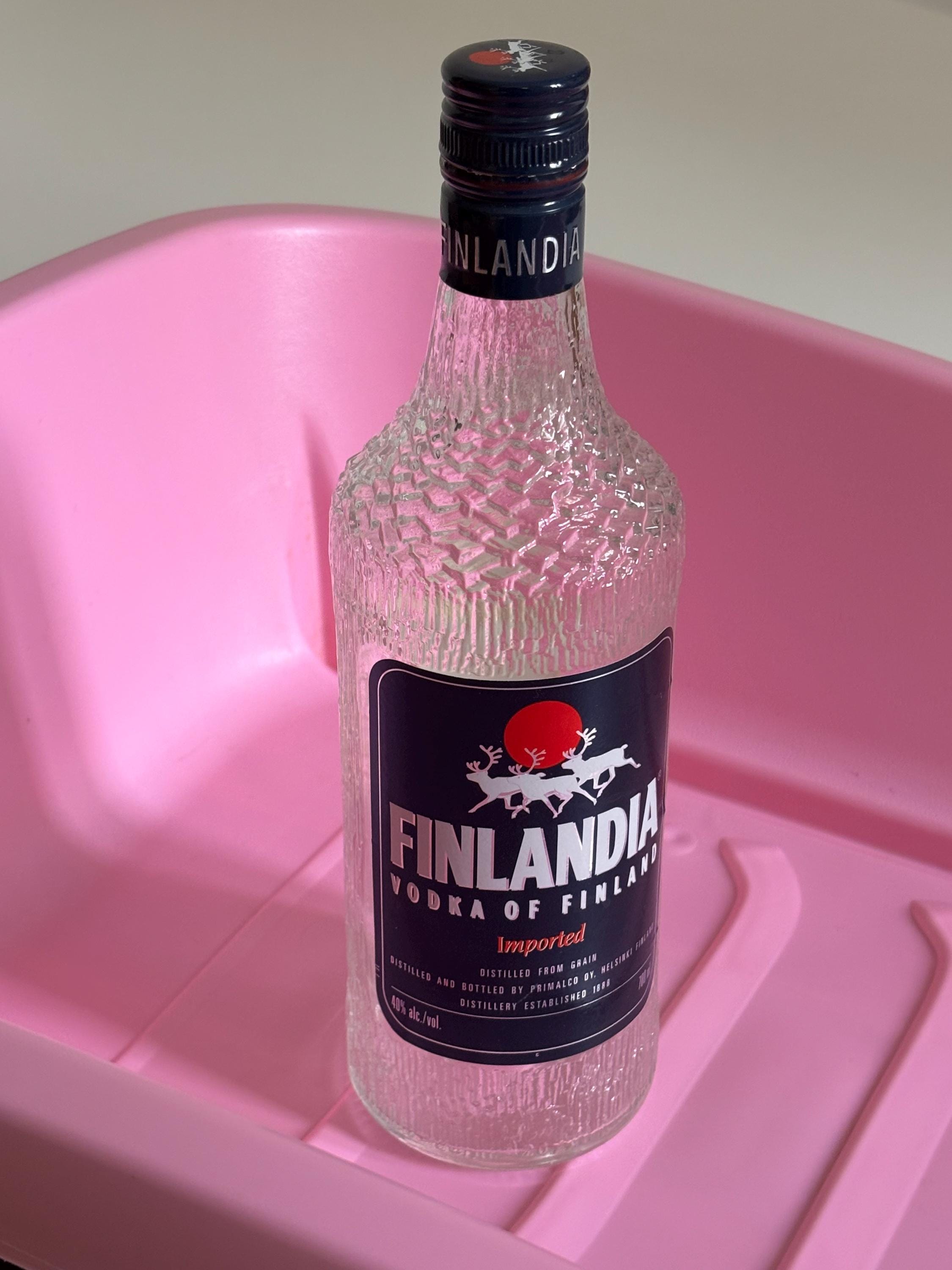 Tapio Wirkkala Finlandia Vodka Glass Bottle 1970's - Etsy