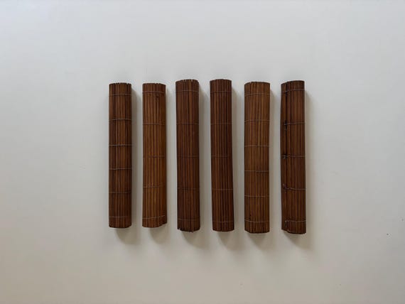 Alte Bambus Tabletts 6er Set - Etsy.de