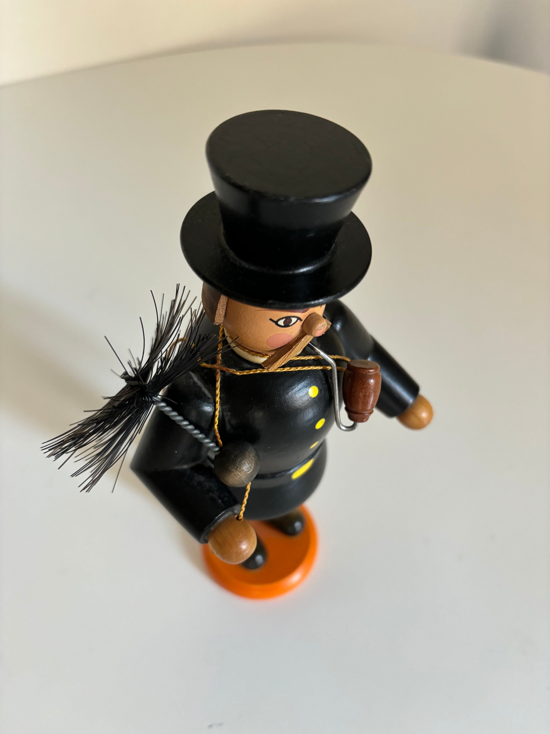 Vintage Wood Chimney Sweeper Figurine - Etsy
