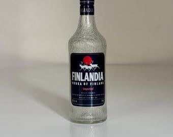 Tapio Wirkkala Finlandia vodka glass bottle 1970’s