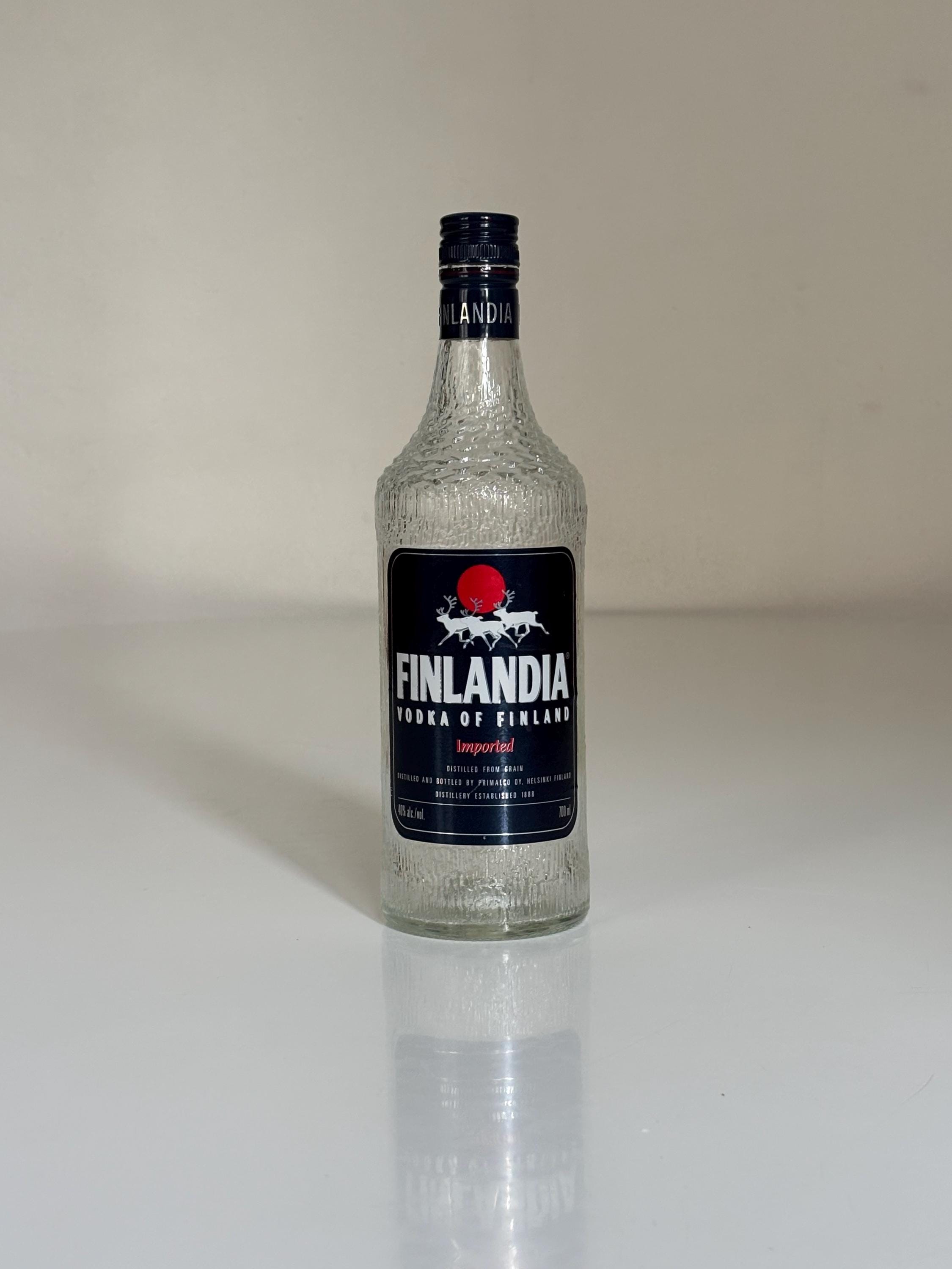 Tapio Wirkkala Finlandia Vodka Glass Bottle 1970's - Etsy
