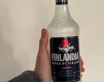Tapio Wirkkala Finlandia Vodka Glass Bottle 1970's - Etsy