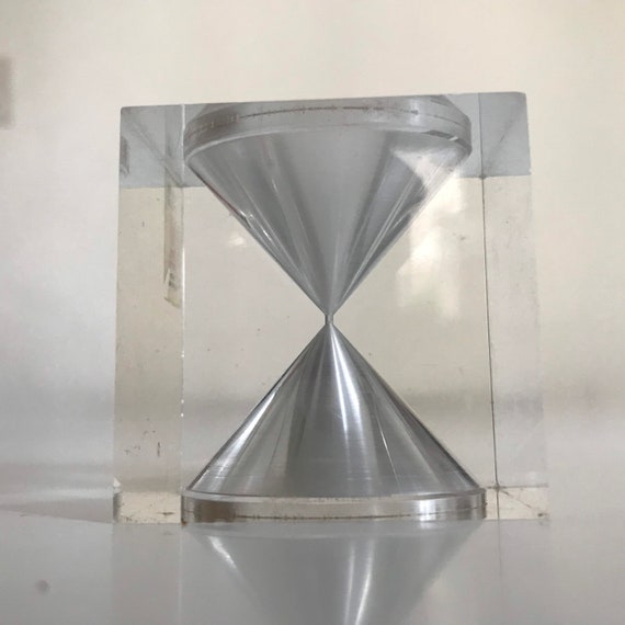 Tapio Wirkkala Small Acrylic Hour Glass Vakumotuote - Etsy Hong Kong