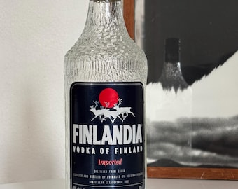 Tapio Wirkkala Finlandia Vodka Glass Bottle 1970's - Etsy