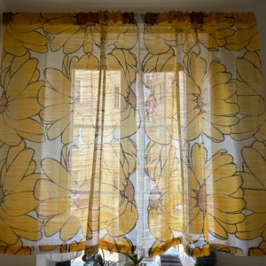 Sunflower curtains