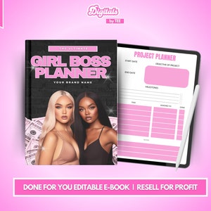PLR eBook, Done For You Ebook Template, eBook, PLR, White Label, PLR, eBook, Done For You, Add your own brand and resell, Planner