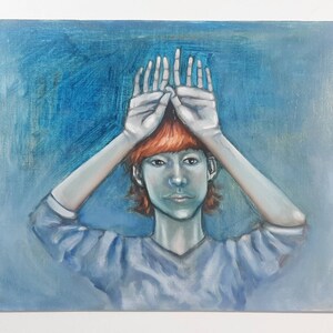 Hand Painted - Oil Painting - The Dancer - 9.5x11.75