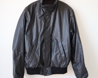 ジャケット・アウター 90s vintage short Black bomber jacket il_fullxfull.5111477267_1qbq.jpg