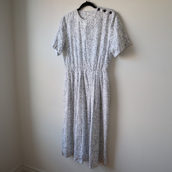 southern lady clothing dresses Buy Vintage Botanical Print White and Blue Midi Dress Online in India Shoes & Sneakers