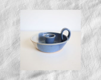 Magnifique bougeoir en céramique pour bougies chauffe-plat