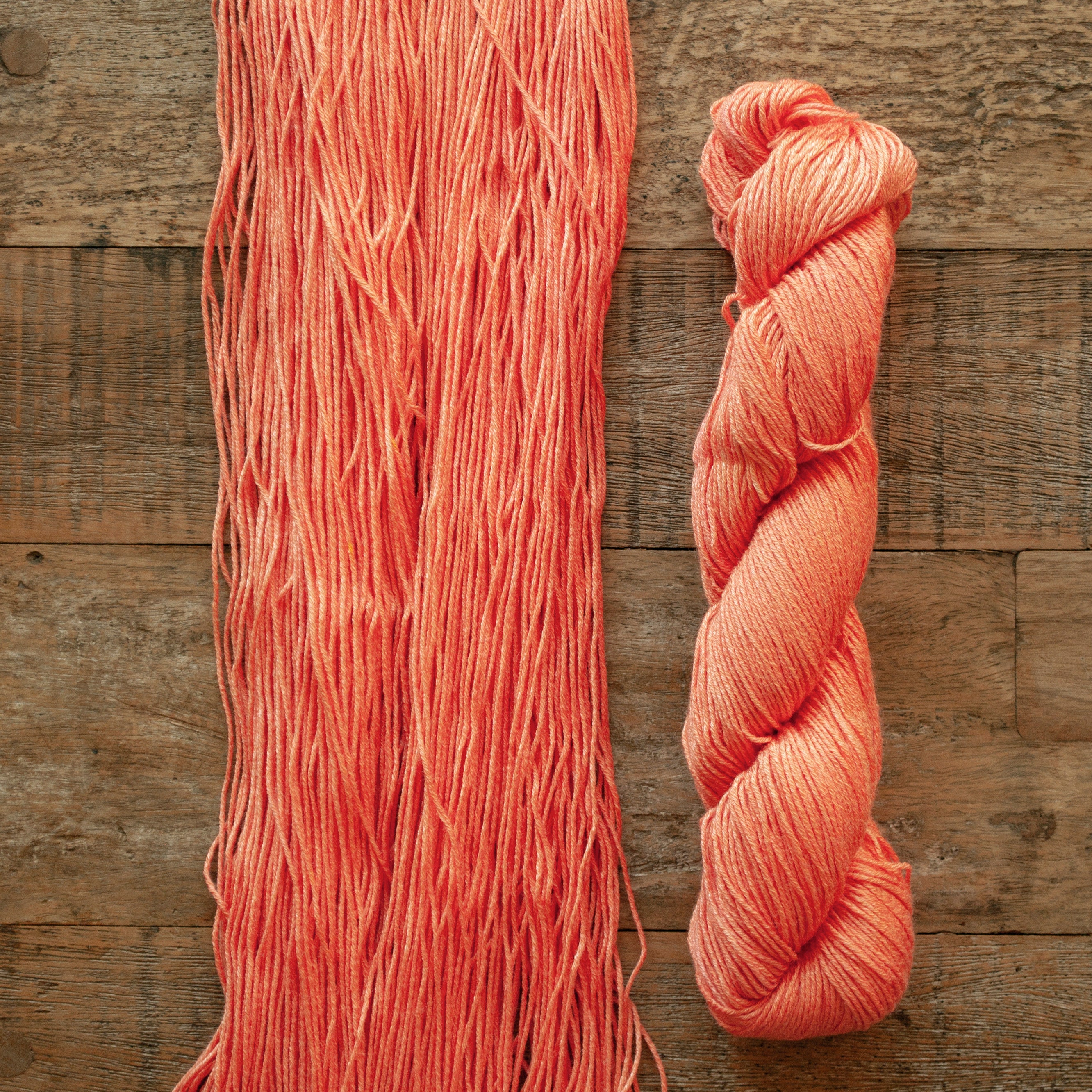 Hand dyed Bamboo Cotton blend DK weight yarn 270 yards per Etsy