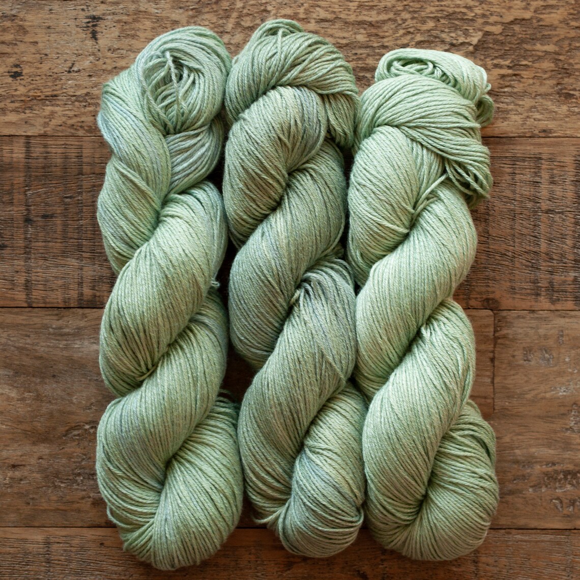 Hand dyed Bamboo Cotton blend DK weight yarn 270 yards per Etsy