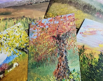 Assorted LANDSCAPE Note Cards (Boxed Set of 10 Blank Note Cards with Envelopes)